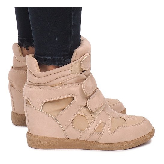 Baskets Compensées BZ8386 Kaki multicolore vert