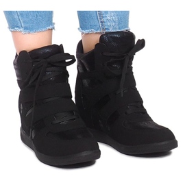 Baskets Compensées 1628 Noir le noir