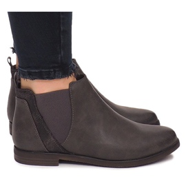 951-PA Bottes Grises Avec Élastique