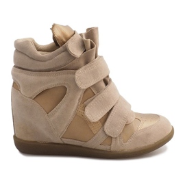 Baskets Compensées R9686 Beige
