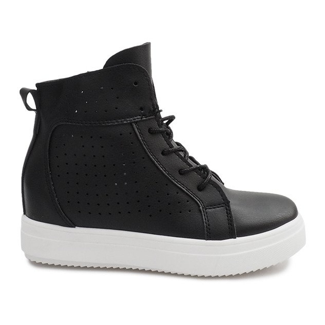 Baskets Compensées Ajourées NB53P Noir le noir