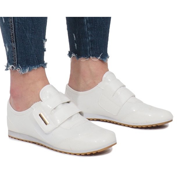 Chaussures blanches Denise Velcro