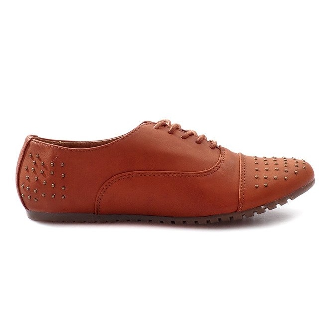 Chaussures de jazz camel Marcelle brun