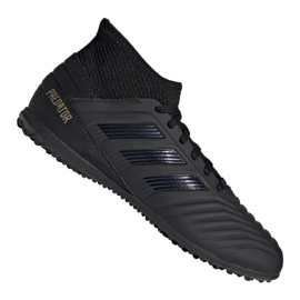 Chaussures de foot Adidas Predator 19.3 Tf Jr G25801 le noir le noir Chaussures de foot Adidas Predator 19.3 Tf Jr G25801 le noir le noir
