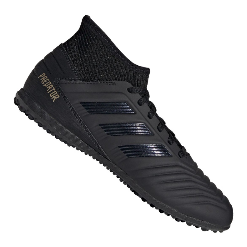Chaussures de foot Adidas Predator 19.3 Tf Jr G25801 le noir le noir Chaussures de foot Adidas Predator 19.3 Tf Jr G25801 le noir le noir
