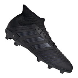 Chaussures de foot Adidas Predator 19.1 Fg Jr G25791 noir noir