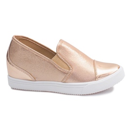 Baskets Compensées TL018-8 Or rose jaune