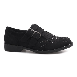Chaussures noires cloutées de Rachel le noir