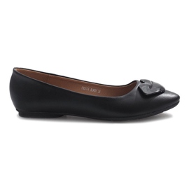 Ballerines Noires avec Bouche Bouche