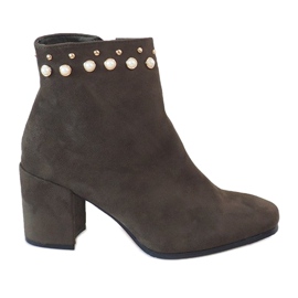 Bottines vertes extravagantes sur le poteau X9079 multicolore