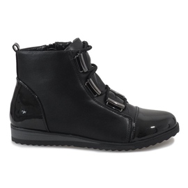 Bottines noires à lacets TL-20
