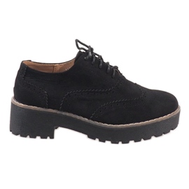 Chaussures de jazz noires à talons LL185 le noir Chaussures de jazz noires à talons LL185 le noir