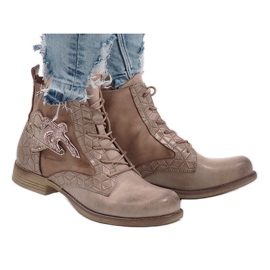 Bottes roses avec une épingle F2322 multicolore