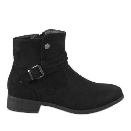 Kayla Shoes Bottes noires JKD-52 le noir