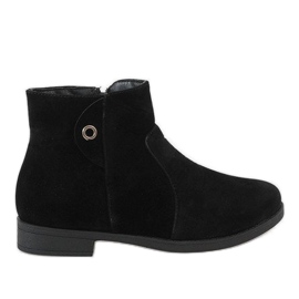 Kayla Shoes 885 bottes isolées noires