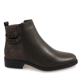 Bottines Chelsea chaudes C-7200 vert