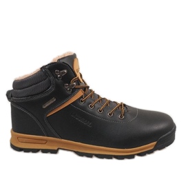 Bottes de neige isolées noires M17097-2