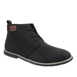 Chaussures basses isolées noires pour hommes 989-2
