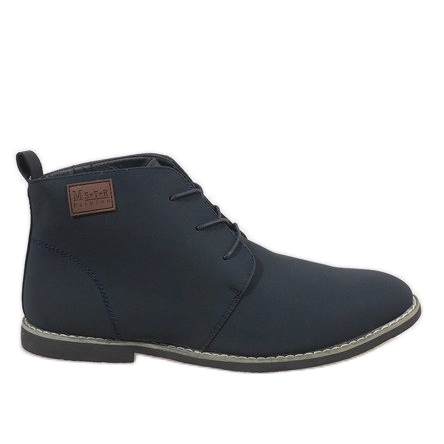 Chaussures isolées bleu marine pour hommes 989-3