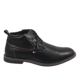 Chaussures isolées noires pour hommes 9W-BK86417
