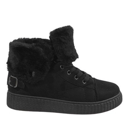 Bottes isolées noires B192-1 le noir