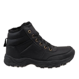 Bottes de neige isolées noires de GT-9578 le noir Bottes de neige isolées noires de GT-9578 le noir