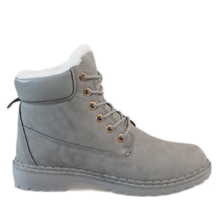 Bottes isolées grises B1819-9