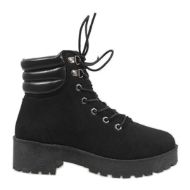 Bottines G-51 en daim noir
