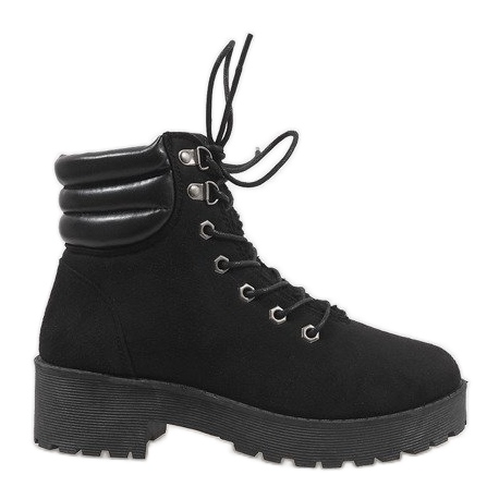 Bottines G-51 en daim noir le noir