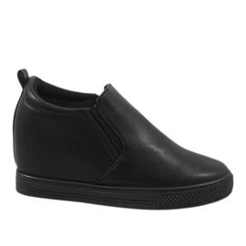 Baskets noires sur le coin DD384-1 le noir