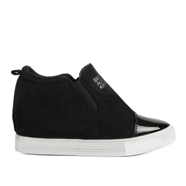 Baskets noires sur le coin DD394-4 le noir