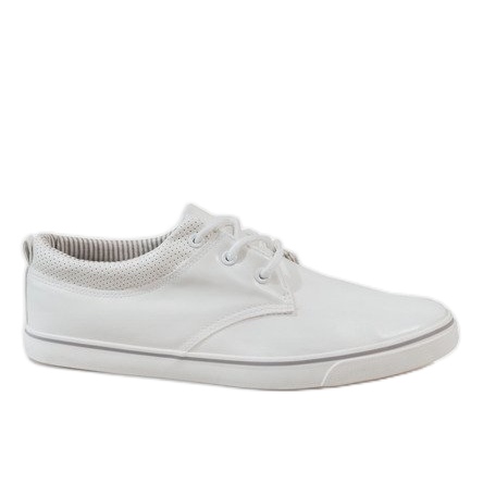 Baskets classiques blanches pour hommes BK-6005
