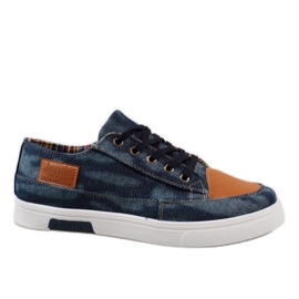 Baskets homme bleu marine A9501 Baskets homme bleu marine A9501
