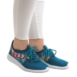 Baskets de sport vertes 625