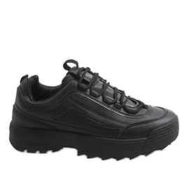 Chaussures de sport à la mode noires 83018