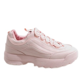 Chaussures de sport à la mode roses 83018