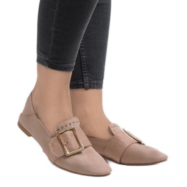 Ballerines mocassins roses 6979-P