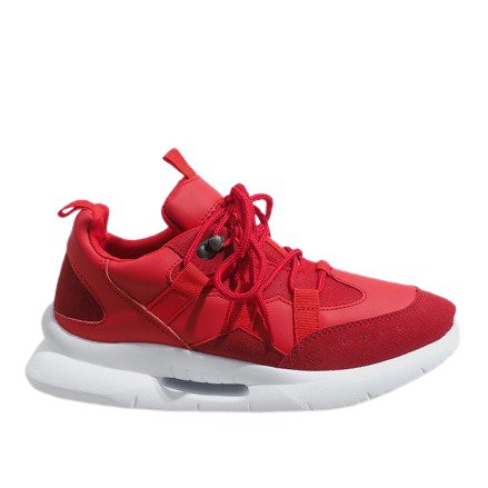 Chaussures de sport à la mode rouges R-375