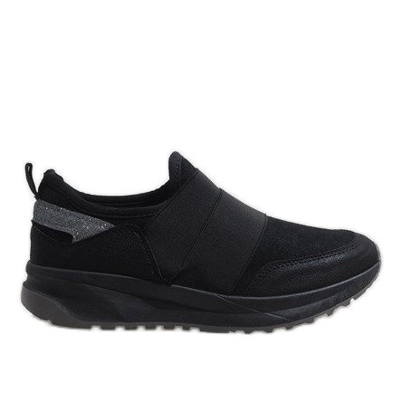 Chaussures de sport à la mode noires X-9732 le noir