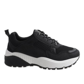 Chaussures de sport à la mode noires LT017