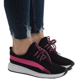 Chaussures de sport noires 6751-Y