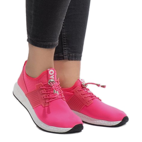 Chaussures de sport roses 499-Y