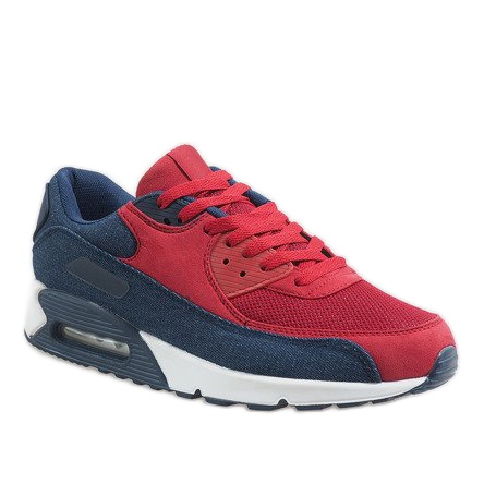 Chaussures de sport homme bleu marine 8104 rouge multicolore