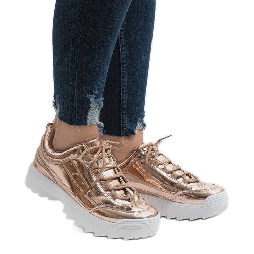 Chaussures de sport mode champagne 82017 jaune