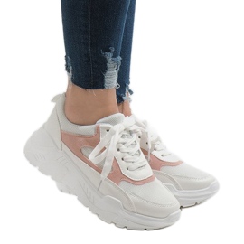 Chaussures de sport à la mode blanches PP-37