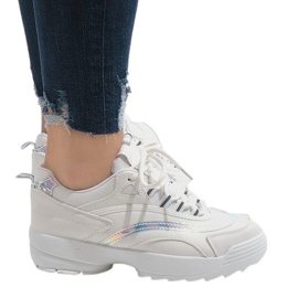 Chaussures de sport à la mode blanches BO-62