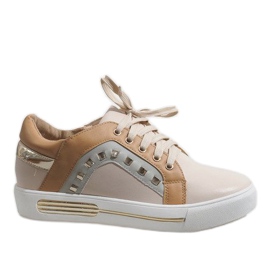 Baskets compensées marron pour femmes BH-115 brun