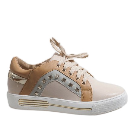Baskets compensées marron pour femmes BH-115 brun