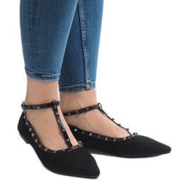 Ballerines noires 127-13 le noir