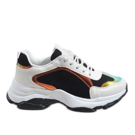 Chaussures de sport à la mode noires 2018-6 blanc